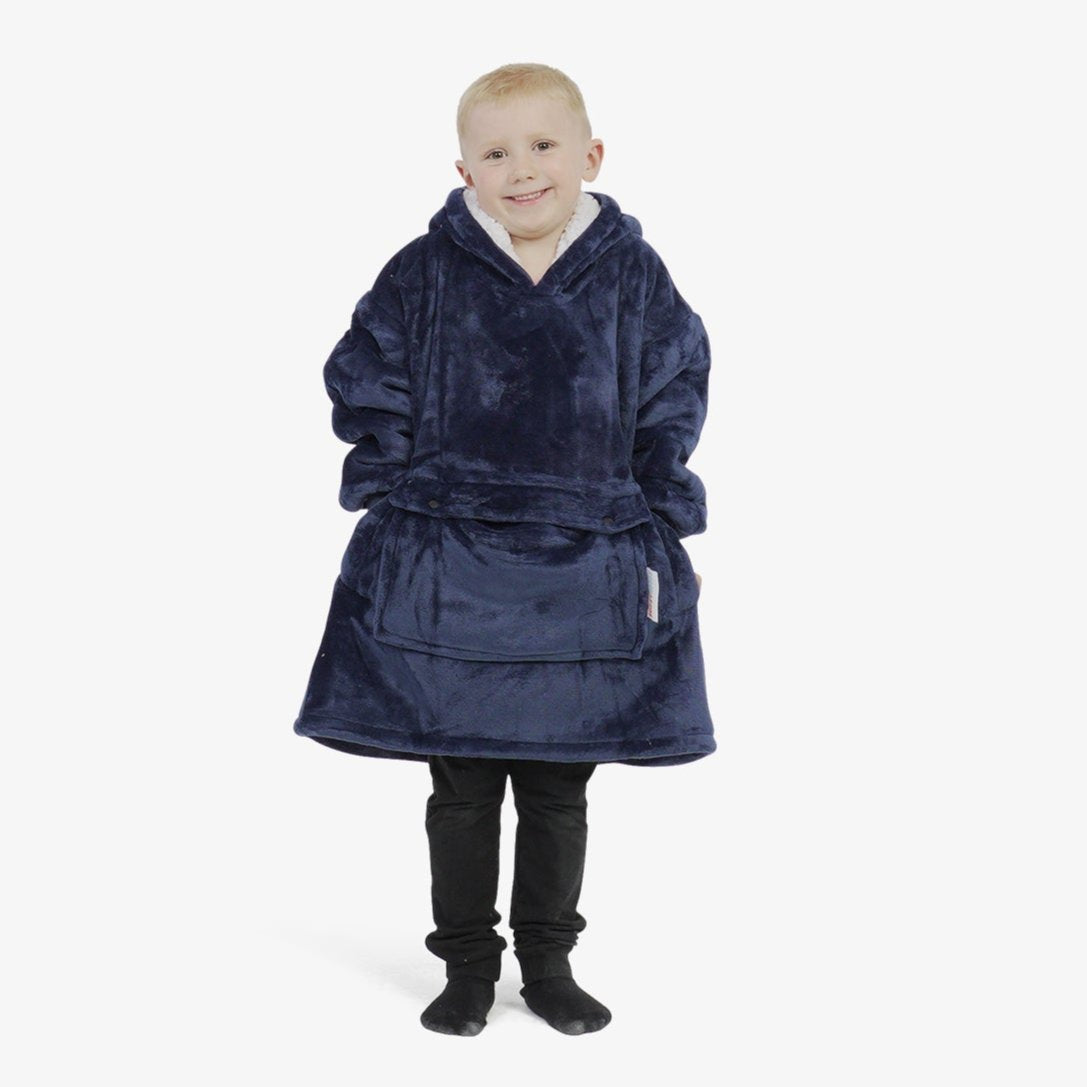 Navy Kids FuzzyHood