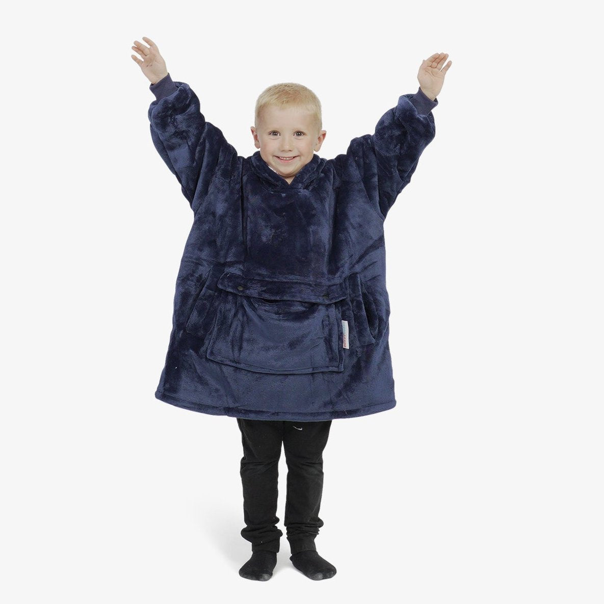 Navy Kids FuzzyHood